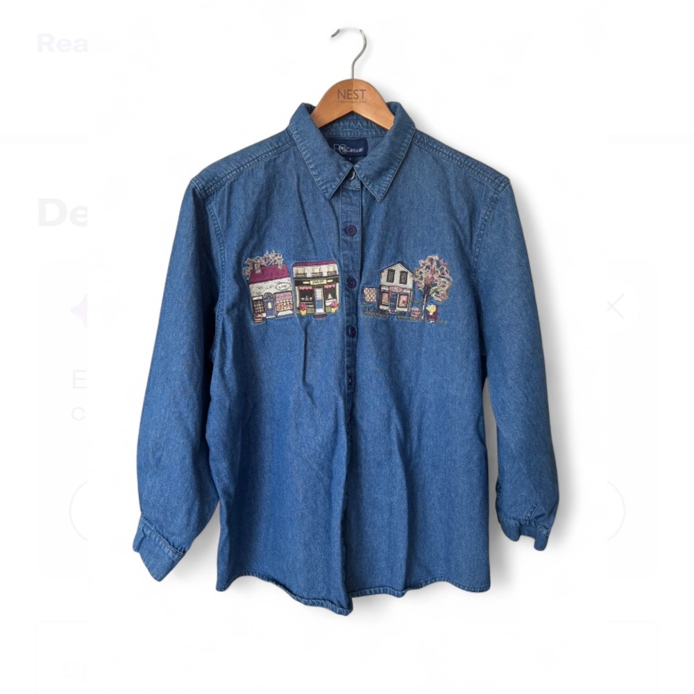 PS Casual Blue Denim Shirt
